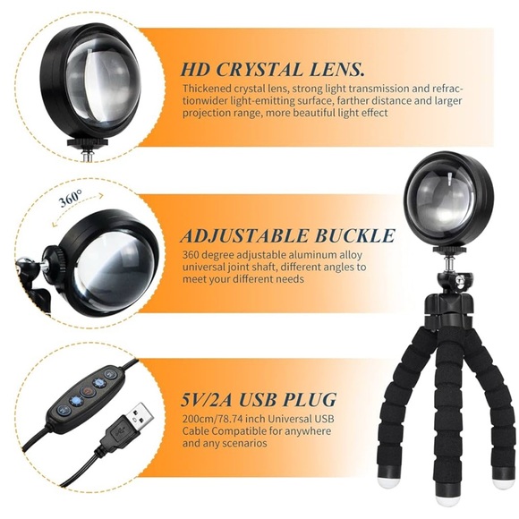 Colorful LED Projection Lamp - Picture 3 of 6